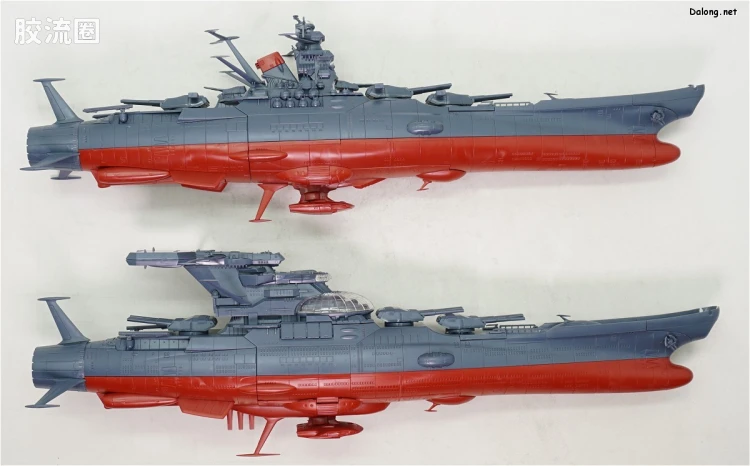 万代综合拼装模型系列 宇宙战舰大和号 1/1000 波动实验舰 银河 - 图片