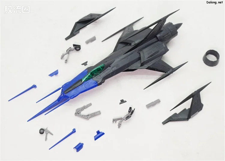 万代综合拼装模型系列 宇宙战舰大和号 1/72 零式52型改 自律无人机 黑鸟 - 图片