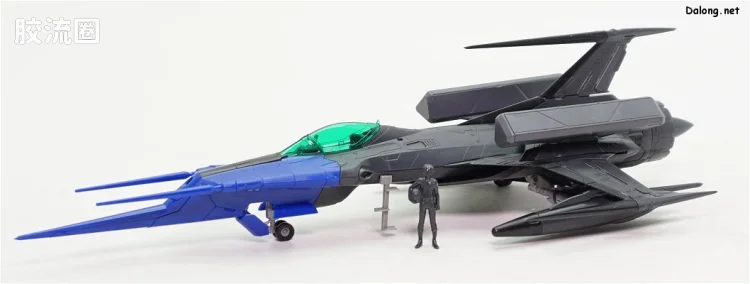 万代综合拼装模型系列 宇宙战舰大和号 1/72 零式52型改 自律无人机 黑鸟 - 图片