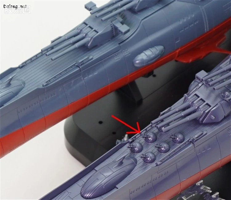 万代综合拼装模型系列 宇宙战舰大和号 1/1000 宇宙战舰大和2202 最终决战式样 - 图片