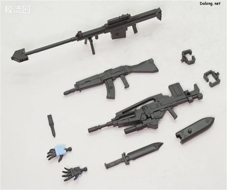 万代综合拼装模型系列 全金属狂潮 M9 Aggressor部队机 - 图片