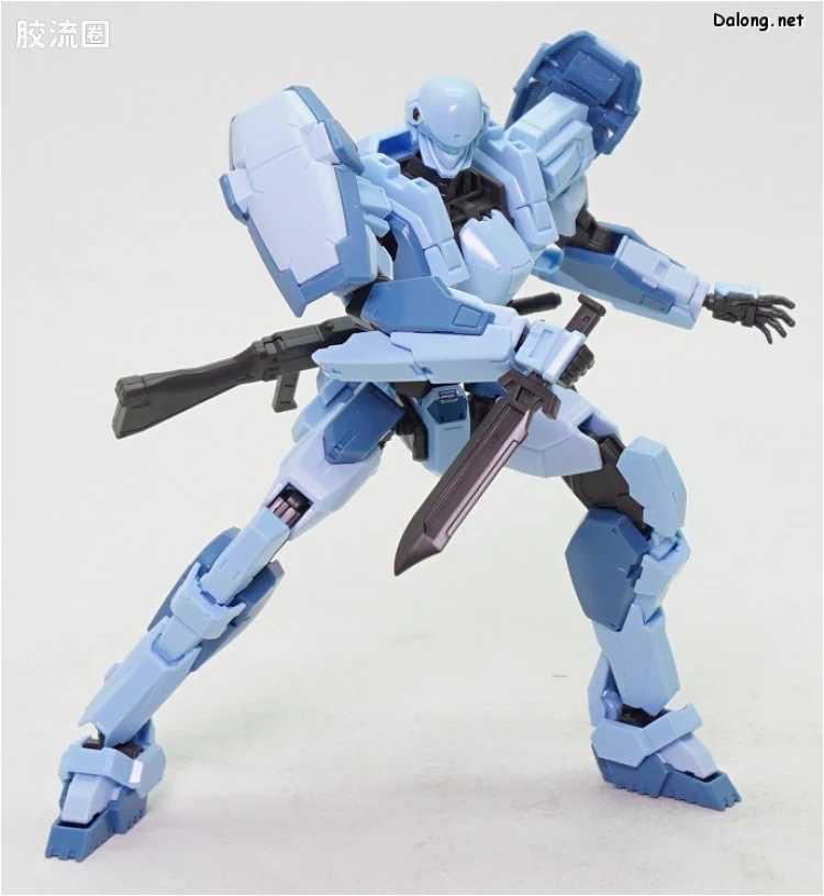 万代综合拼装模型系列 全金属狂潮 M9 Aggressor部队机 - 图片