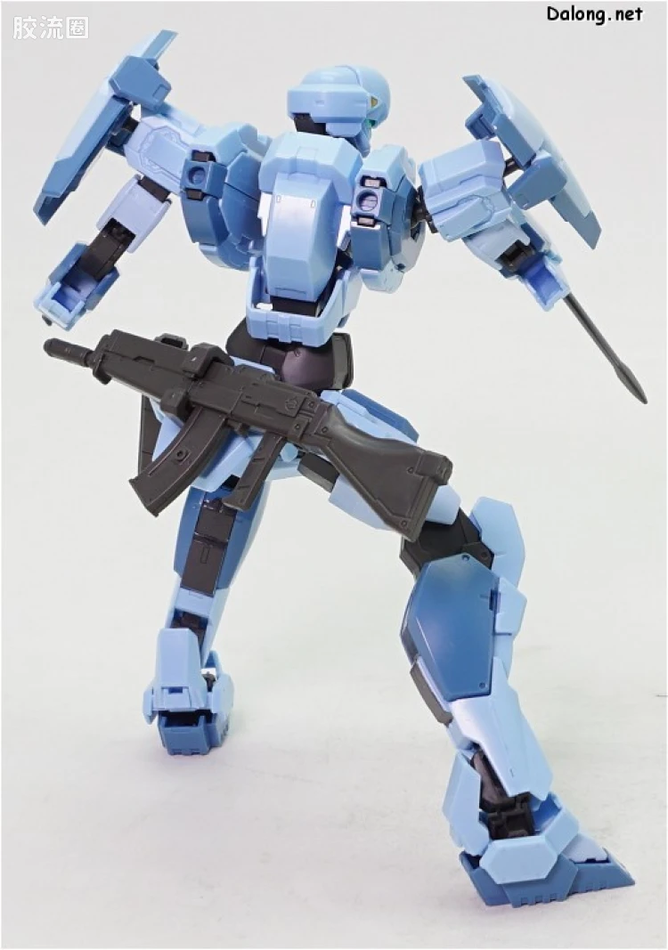 万代综合拼装模型系列 全金属狂潮 M9 Aggressor部队机 - 图片