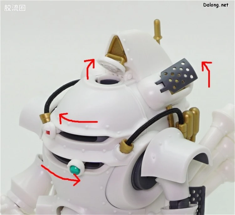 万代综合拼装模型系列 HG 樱花大战 光武·改 (大神一郎机) - 图片