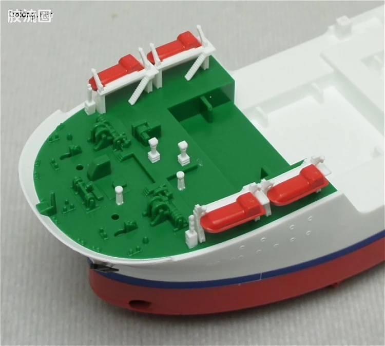 万代综合拼装模型系列 其他 1/700 海洋探测船 - 图片