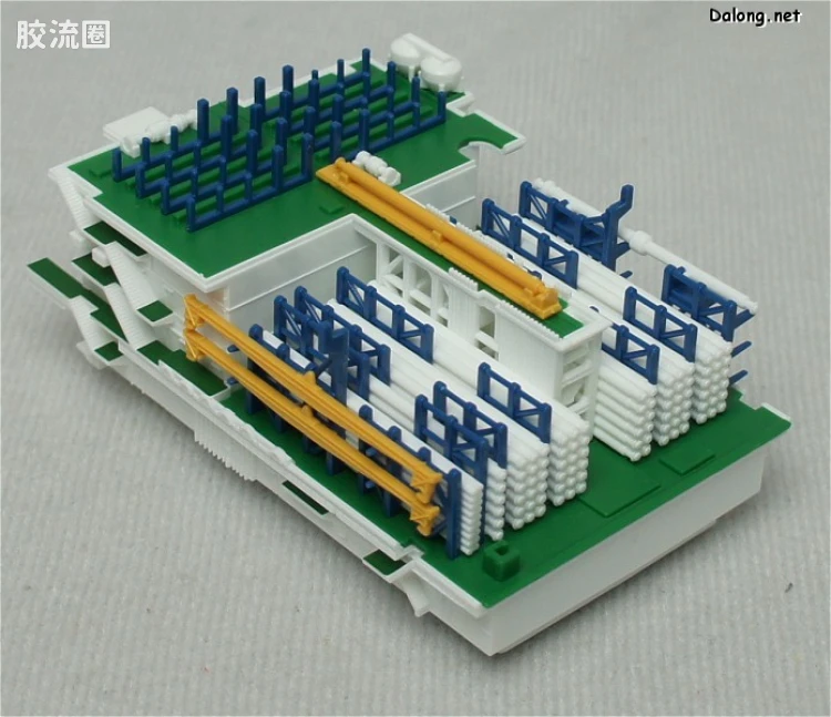 万代综合拼装模型系列 其他 1/700 海洋探测船 - 图片