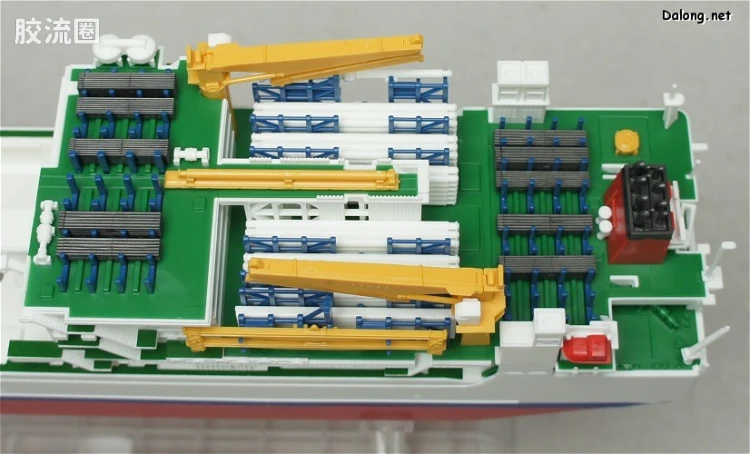 万代综合拼装模型系列 其他 1/700 海洋探测船 - 图片