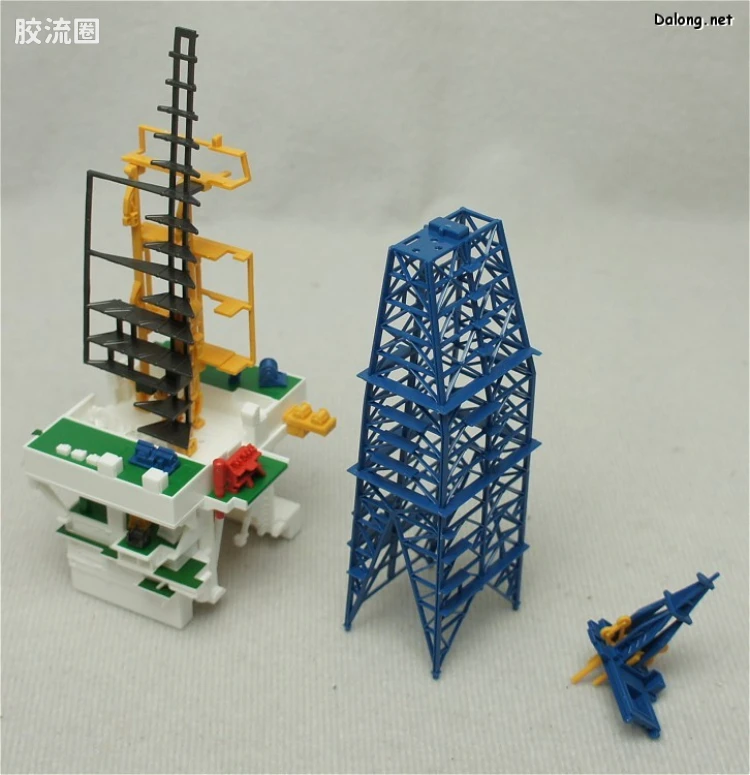 万代综合拼装模型系列 其他 1/700 海洋探测船 - 图片