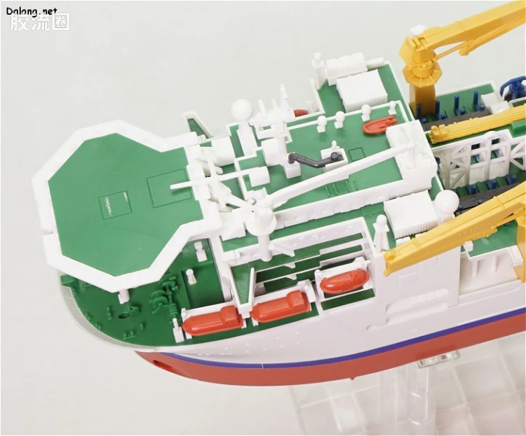 万代综合拼装模型系列 其他 1/700 海洋探测船 - 图片