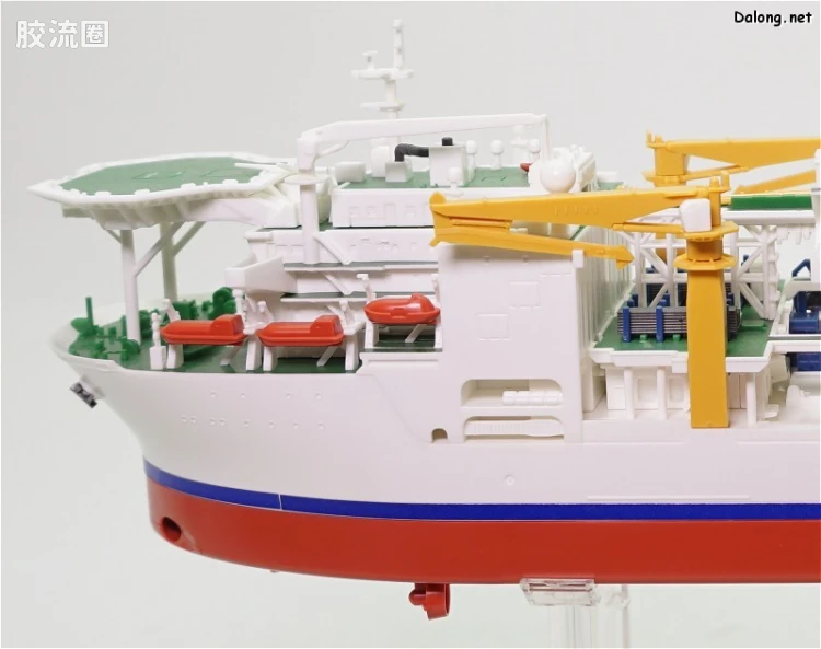 万代综合拼装模型系列 其他 1/700 海洋探测船 - 图片