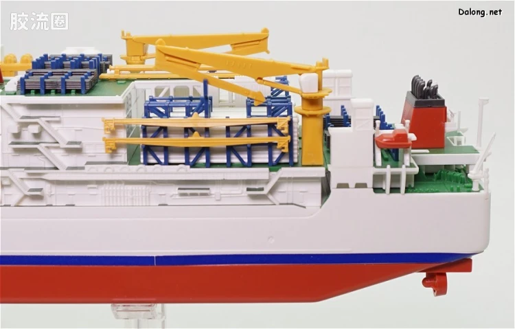 万代综合拼装模型系列 其他 1/700 海洋探测船 - 图片