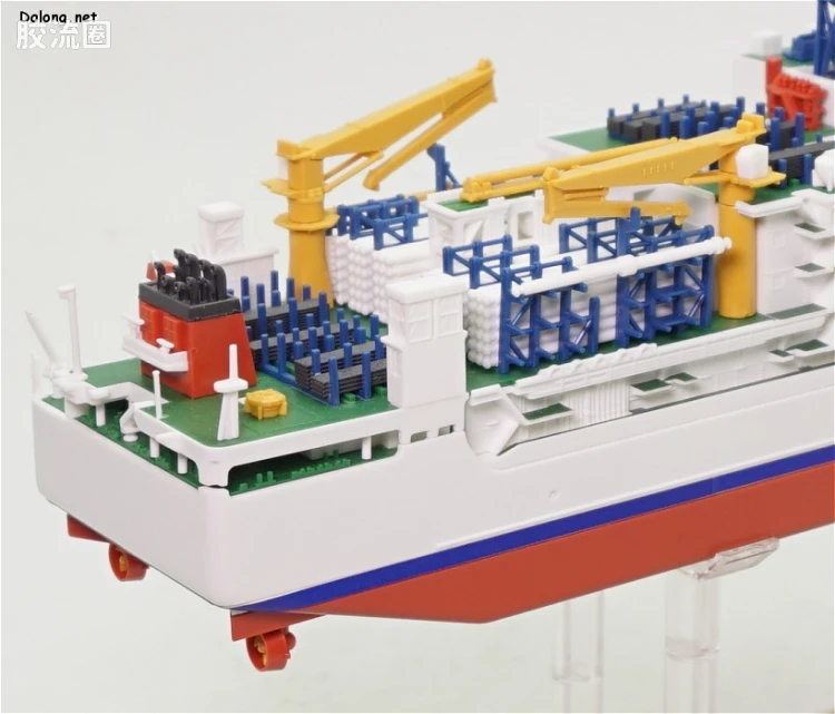 万代综合拼装模型系列 其他 1/700 海洋探测船 - 图片