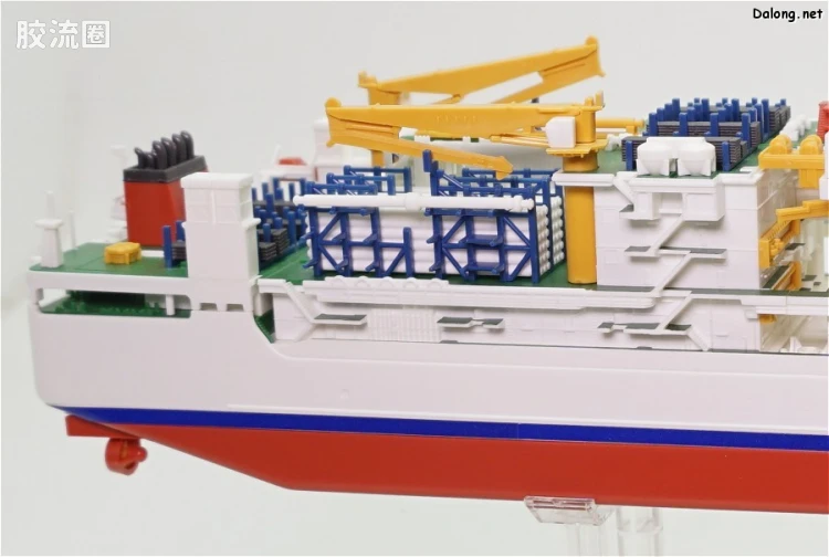 万代综合拼装模型系列 其他 1/700 海洋探测船 - 图片