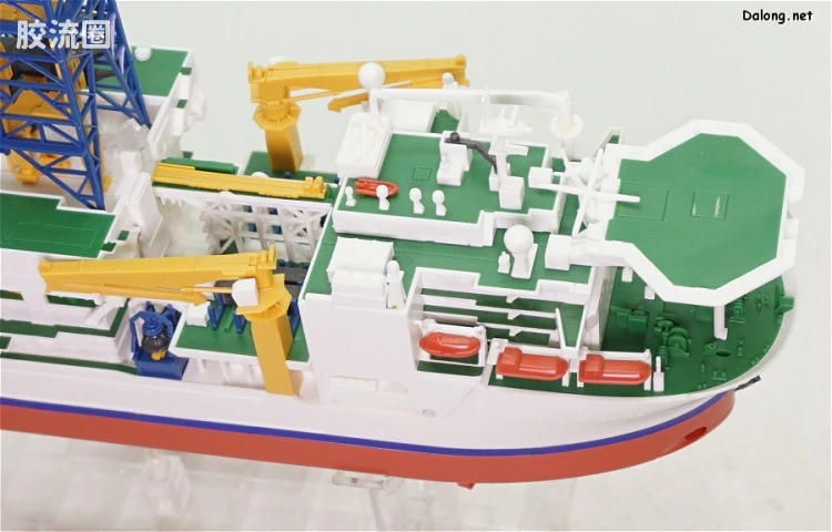 万代综合拼装模型系列 其他 1/700 海洋探测船 - 图片