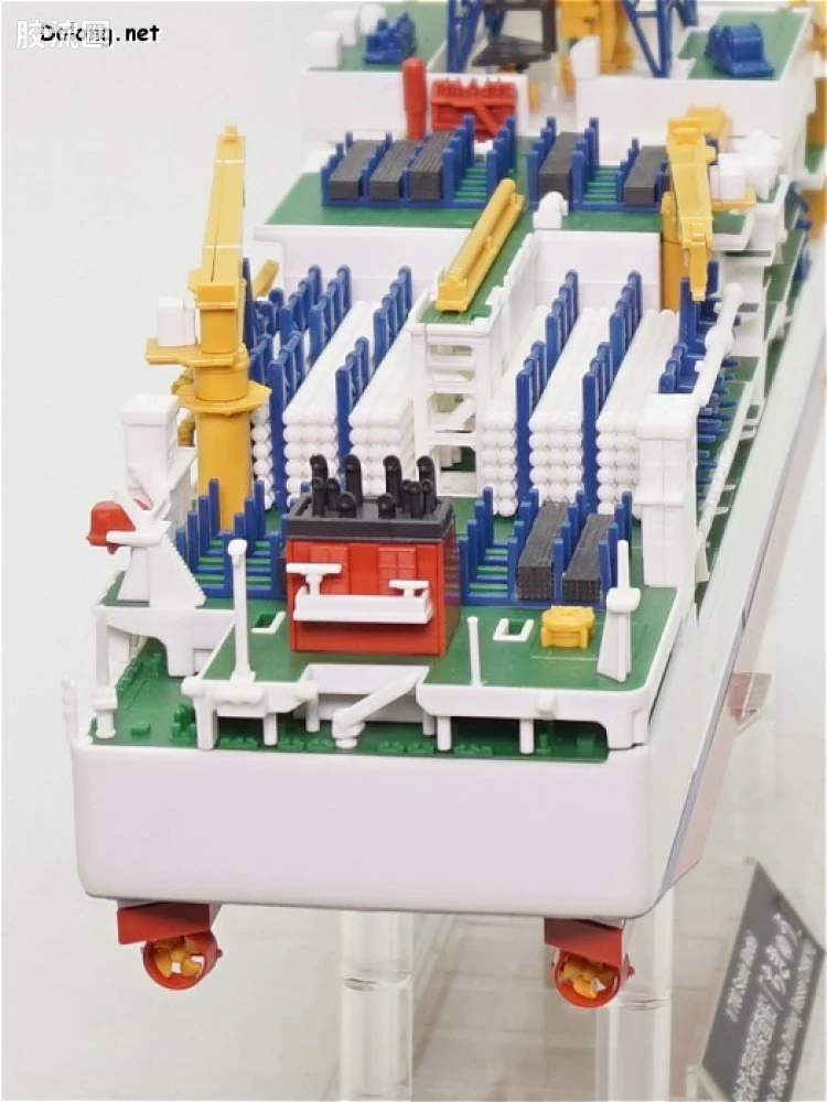 万代综合拼装模型系列 其他 1/700 海洋探测船 - 图片