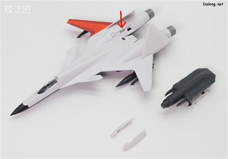 寿屋综合拼装模型系列 皇牌空战 ADFX-01 摩根 - 图片