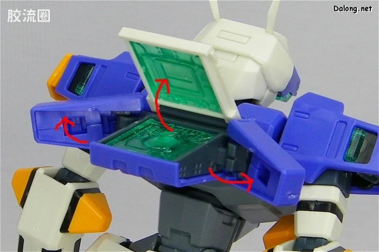 寿屋综合拼装模型系列 电脑战机 MBV-04-G 铁木真 [Ver. 1P] - 图片