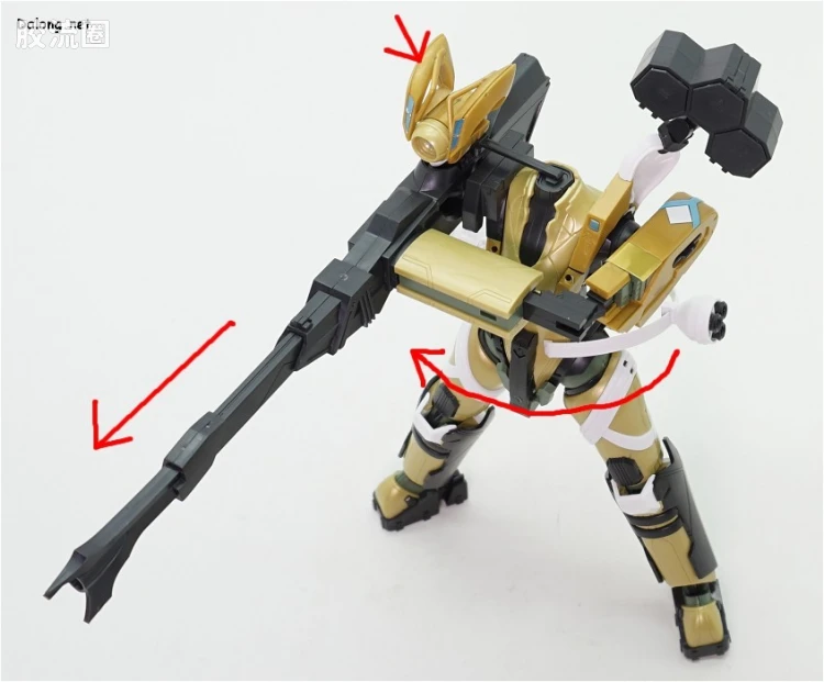 寿屋综合拼装模型系列 银河机攻队 GOLD FOUR (谷神星大战式样) - 图片