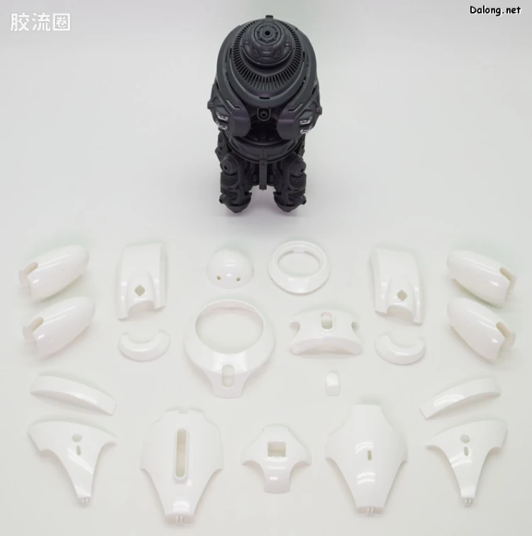 寿屋综合拼装模型系列 MARUTTOYS MAMORU[白色Ver.] - 图片