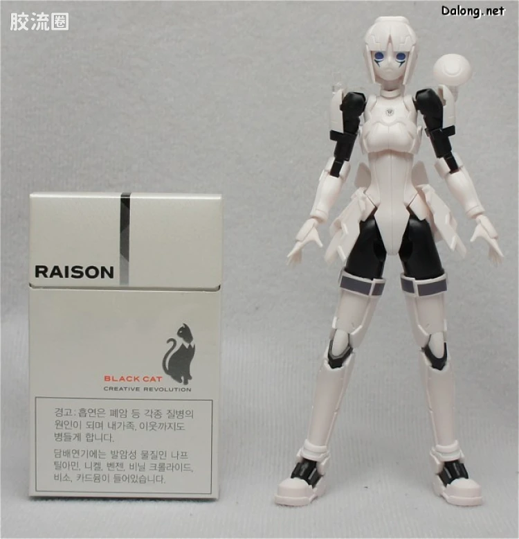 寿屋综合拼装模型系列 梦幻之星系列 机器人女枪手 羽白 - 图片