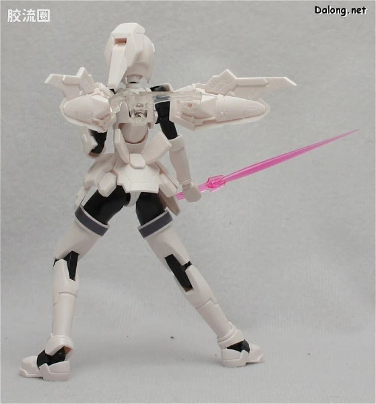 寿屋综合拼装模型系列 梦幻之星系列 机器人女枪手 羽白 - 图片