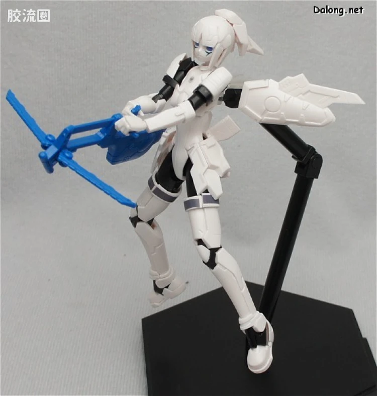 寿屋综合拼装模型系列 梦幻之星系列 机器人女枪手 羽白 - 图片