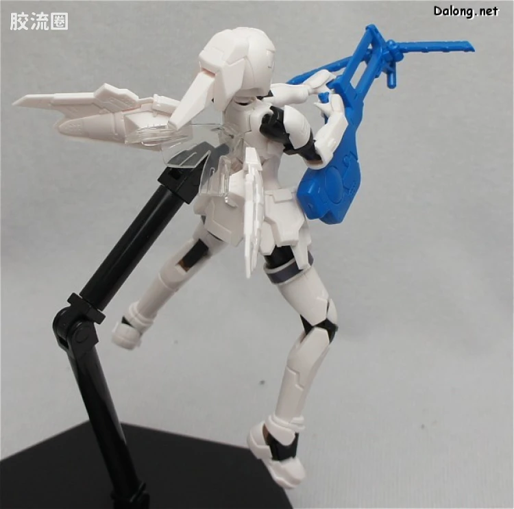 寿屋综合拼装模型系列 梦幻之星系列 机器人女枪手 羽白 - 图片