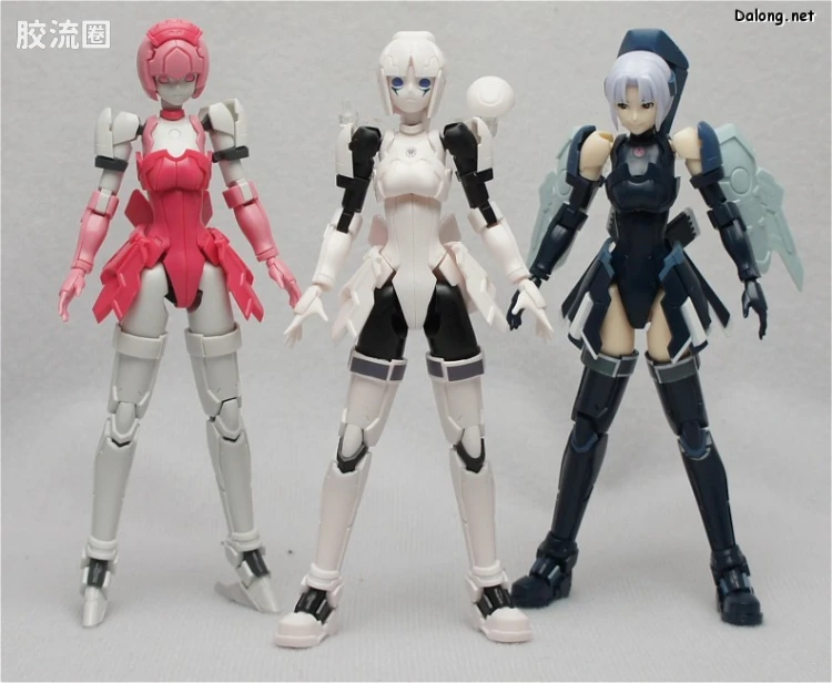 寿屋综合拼装模型系列 梦幻之星系列 机器人女枪手 羽白 - 图片