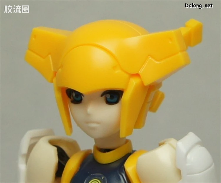 寿屋综合拼装模型系列 梦幻之星系列 机器人女枪手 金黄 - 图片