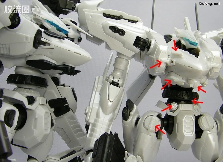 寿屋装甲核心 NEXT版 NX09 Lineark white-glint v.o.b set 电影配色 - 图片