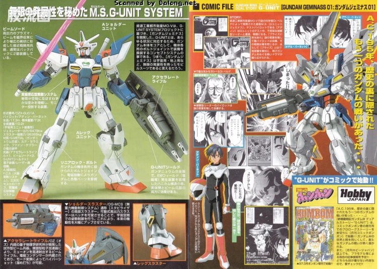 新机动战记高达W HG G-UNIT 1/144 01 双子座高达01 - 图片