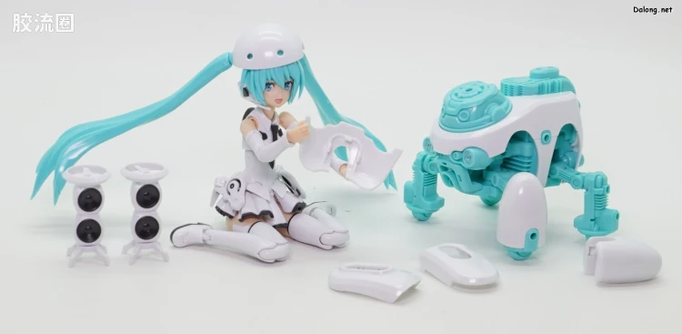 FAG FRAME MUSIC GIRL 初音未来[MARUTTOYS Ver.] with TAMOTU[未来Ver.] - 图片