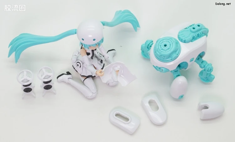 FAG FRAME MUSIC GIRL 初音未来[MARUTTOYS Ver.] with TAMOTU[未来Ver.] - 图片