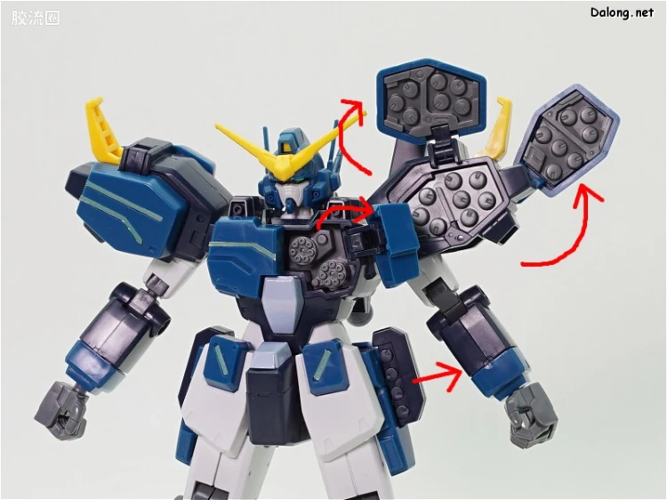 新机动战记高达W HG EW 1/100 04 重炮高达改 EW - 图片