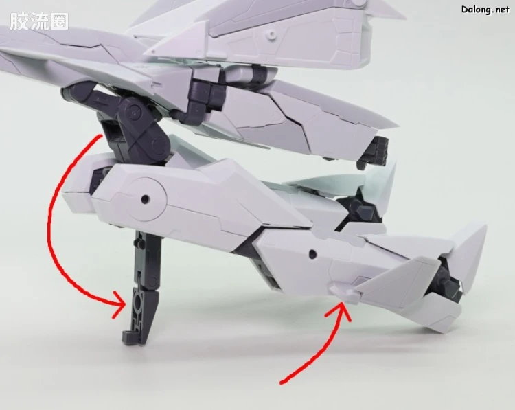 寿屋 M.S.G 模型配件 Variable frame system(可变框架系统) 01 迦楼罗机甲[白鲸] - 图片