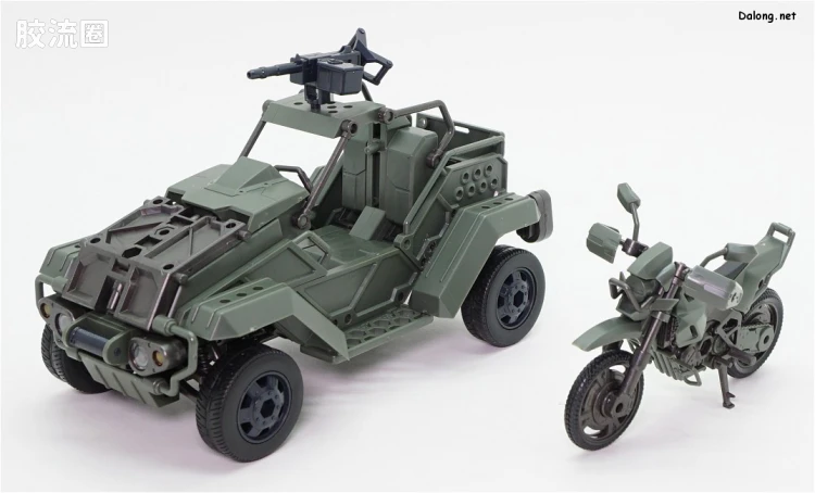 HEXA GEAR 六角机牙 第1世代六角机牙 混合型突击机车 丛林色ver. - 图片