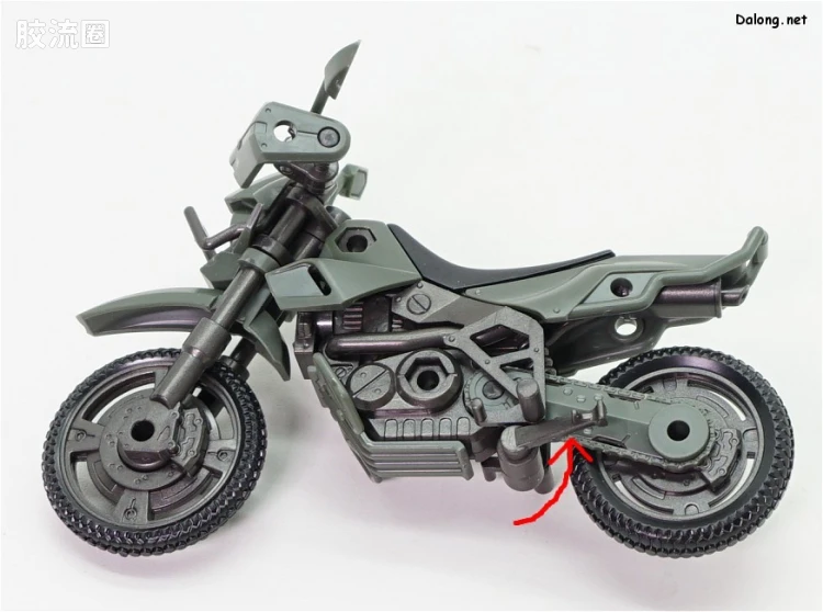 HEXA GEAR 六角机牙 第1世代六角机牙 混合型突击机车 丛林色ver. - 图片