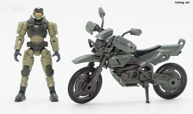 HEXA GEAR 六角机牙 第1世代六角机牙 混合型突击机车 丛林色ver. - 图片