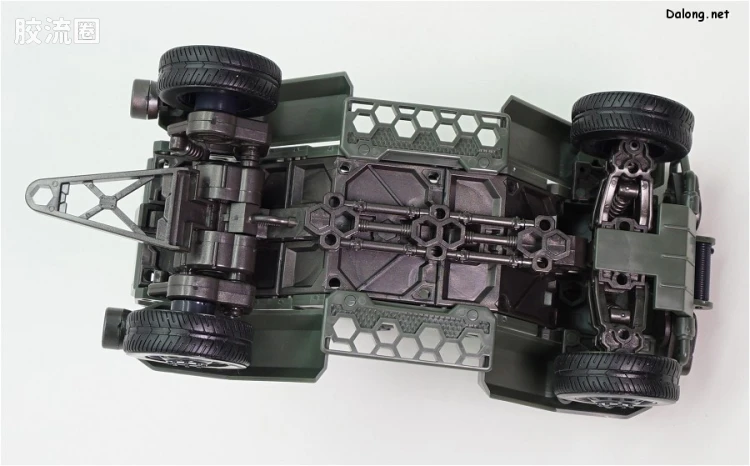 HEXA GEAR 六角机牙 第1世代六角机牙 支援扩展包003 沙滩车型绿色 - 图片