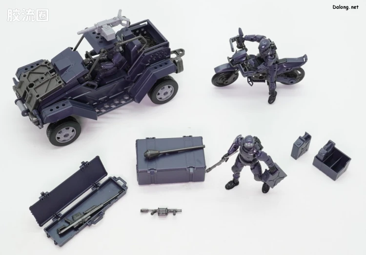HEXA GEAR 六角机牙 第1世代六角机牙 支援扩展包003沙滩车型 暗夜追踪者Ver. - 图片