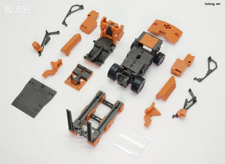 HEXA GEAR 六角机牙 第1世代六角机牙 支援扩展包006 叉车型 橙色Ver. - 图片