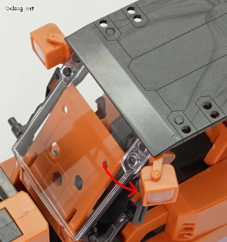 HEXA GEAR 六角机牙 第1世代六角机牙 支援扩展包006 叉车型 橙色Ver. - 图片