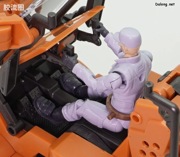 HEXA GEAR 六角机牙 第1世代六角机牙 支援扩展包006 叉车型 橙色Ver. - 图片