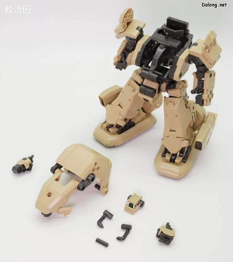 HEXA GEAR 六角机牙 第1世代六角机牙 支援扩展包006 叉车型 橙色Ver. - 图片