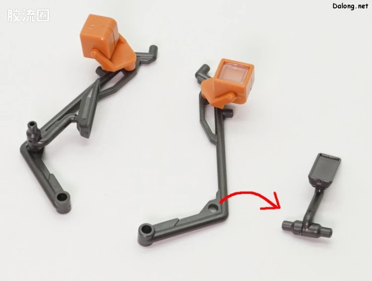 HEXA GEAR 六角机牙 第1世代六角机牙 支援扩展包006 叉车型 橙色Ver. - 图片