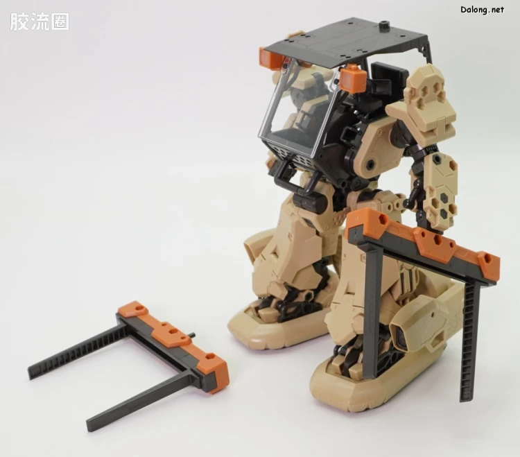 HEXA GEAR 六角机牙 第1世代六角机牙 支援扩展包006 叉车型 橙色Ver. - 图片