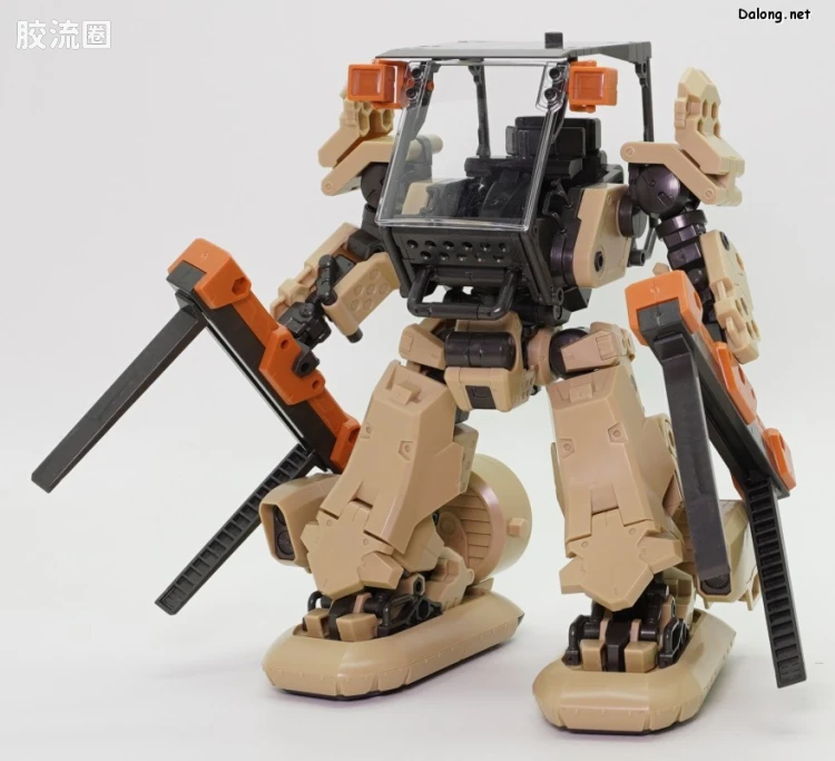 HEXA GEAR 六角机牙 第1世代六角机牙 支援扩展包006 叉车型 橙色Ver. - 图片