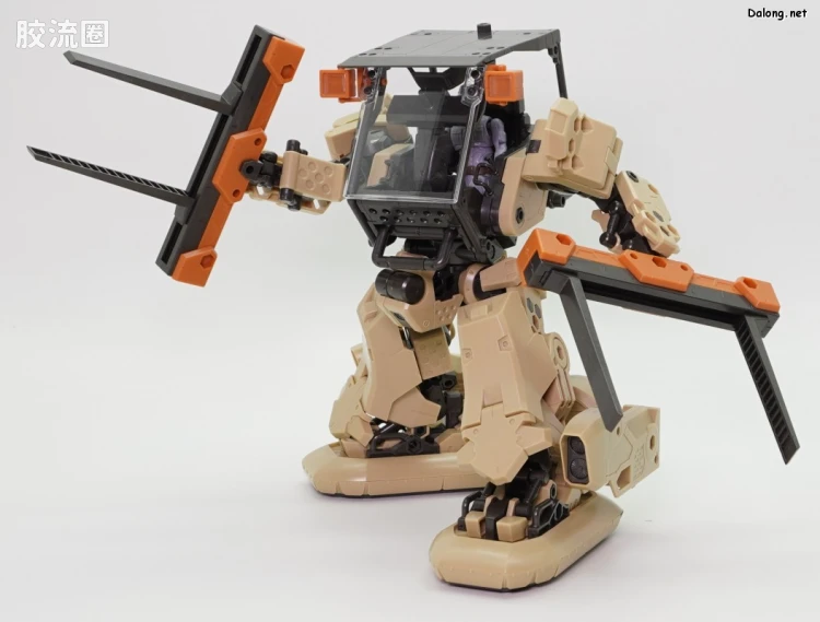 HEXA GEAR 六角机牙 第1世代六角机牙 支援扩展包006 叉车型 橙色Ver. - 图片