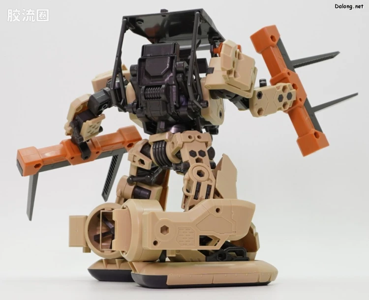 HEXA GEAR 六角机牙 第1世代六角机牙 支援扩展包006 叉车型 橙色Ver. - 图片