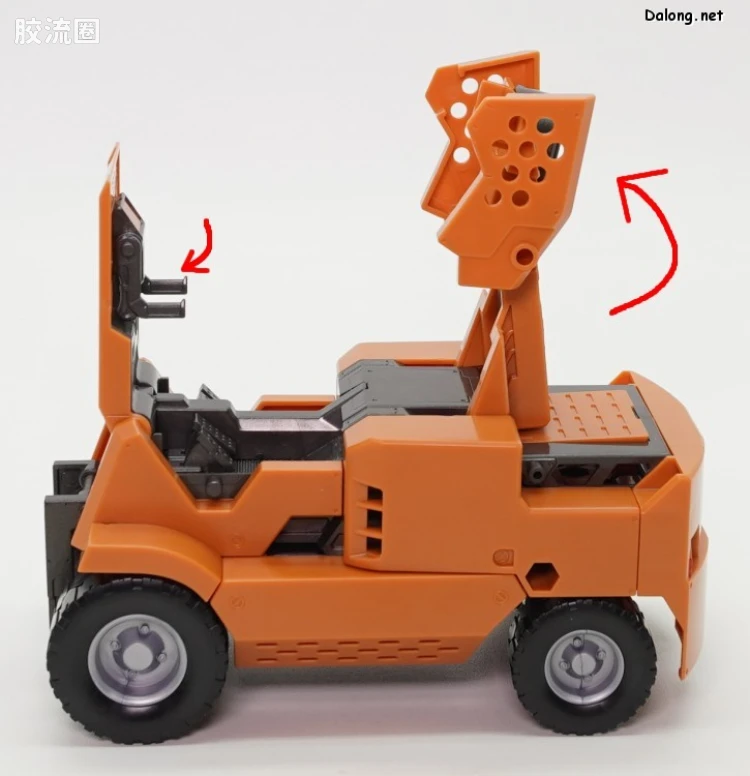 HEXA GEAR 六角机牙 第1世代六角机牙 支援扩展包006 叉车型 橙色Ver. - 图片